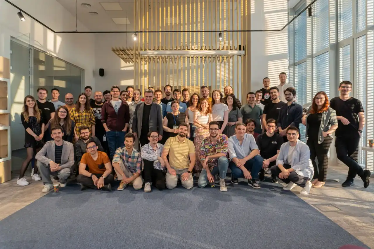 The team celebrating 10 years since Pentest-Tools.com